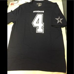 Dallas Cowboys Dak Prescott blue T-shirt